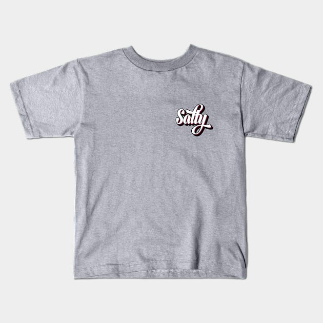 Salty Graffiti Small Kids T-Shirt by BeyondTheDeck